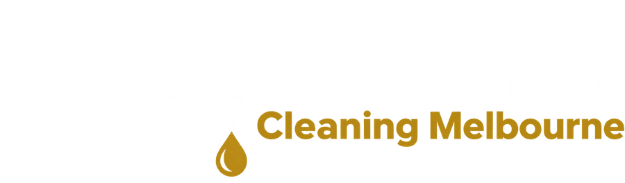 Roof Gutter Cleaning Melbourne logo in white